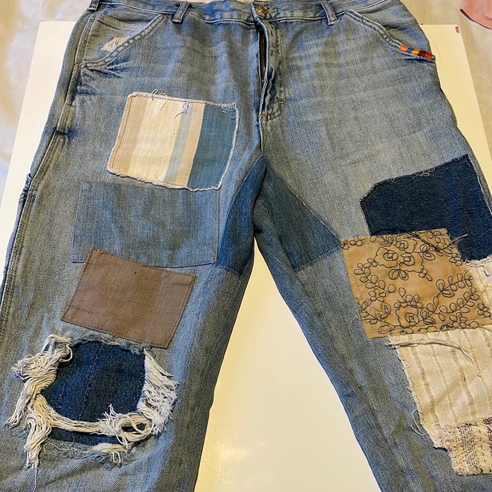 Big patches pants